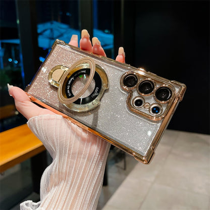 Suitable For Samsung Series Electroplated Magnetic Mobile Phone Cases