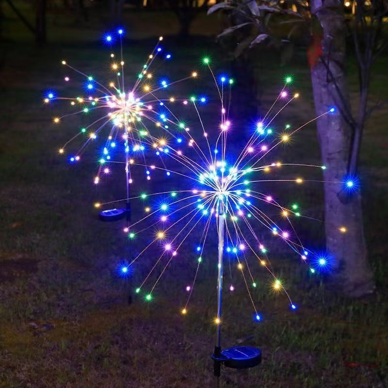 🎁Early Christmas Hot Sale 49% OFF🔥Waterproof Solar Garden Fireworks Lamp