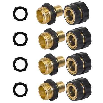 Garden water pipe quick connector