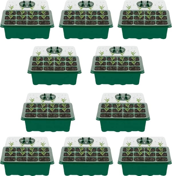 Adjustable Humidity Seed Starter Trays