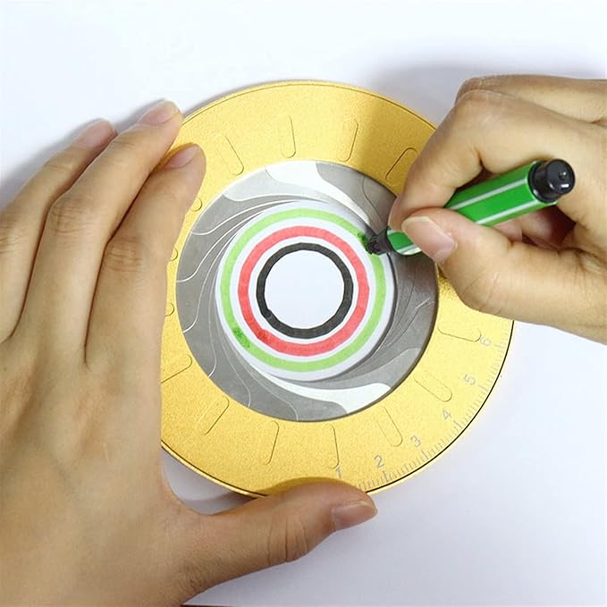 Perfect Circles Made Easy: The Adjustable Aluminum Alloy Circle Drawing Tool