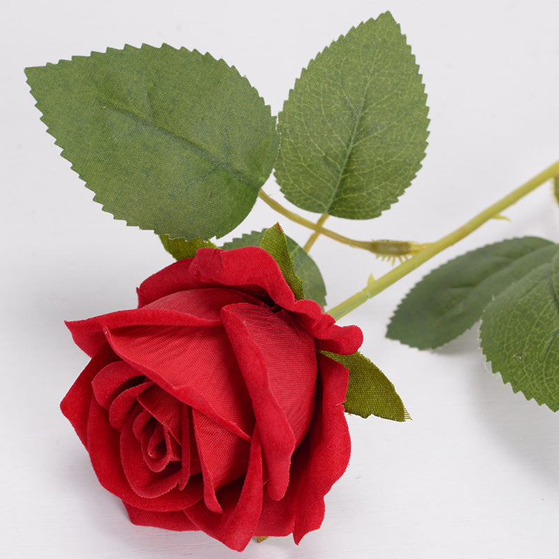 Multi-Color Real Touch Artificial Roses, 10 Pcs Long Stem Silk Faux Roses for Home Wedding Hotel Office Centerpiece Decor