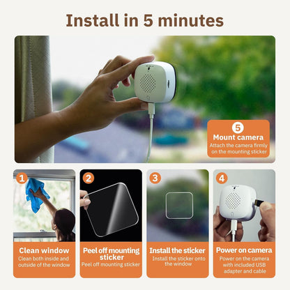 🎥 Color Night Vision 🌙 24/7 Recording & Smart Alerts 🚨 Easy Install! 🔒