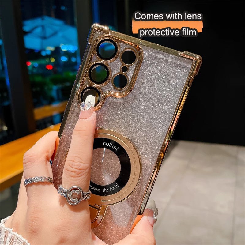 Suitable For Samsung Series Electroplated Magnetic Mobile Phone Cases