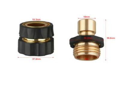 Garden water pipe quick connector