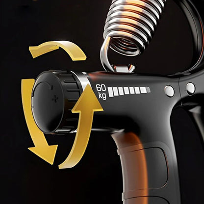 ✨ Adjustable Counting Grip Strengthener — Customize resistance, track progress intelligently, and build powerful hands! ✨
