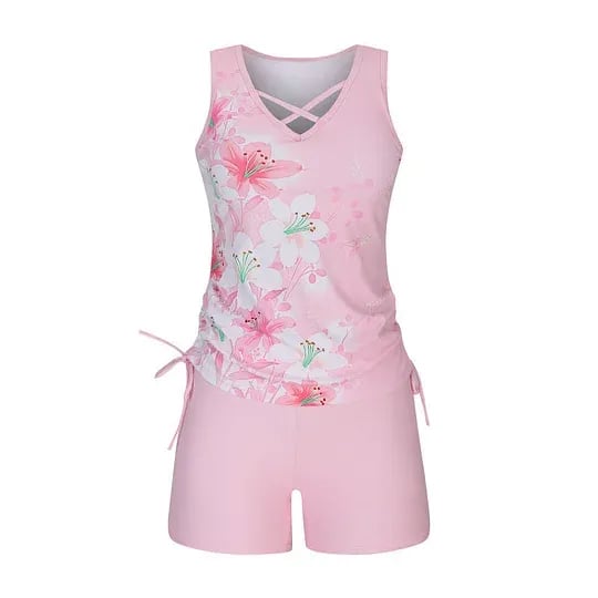 Women's Fashion Two-Piece Tankini Set