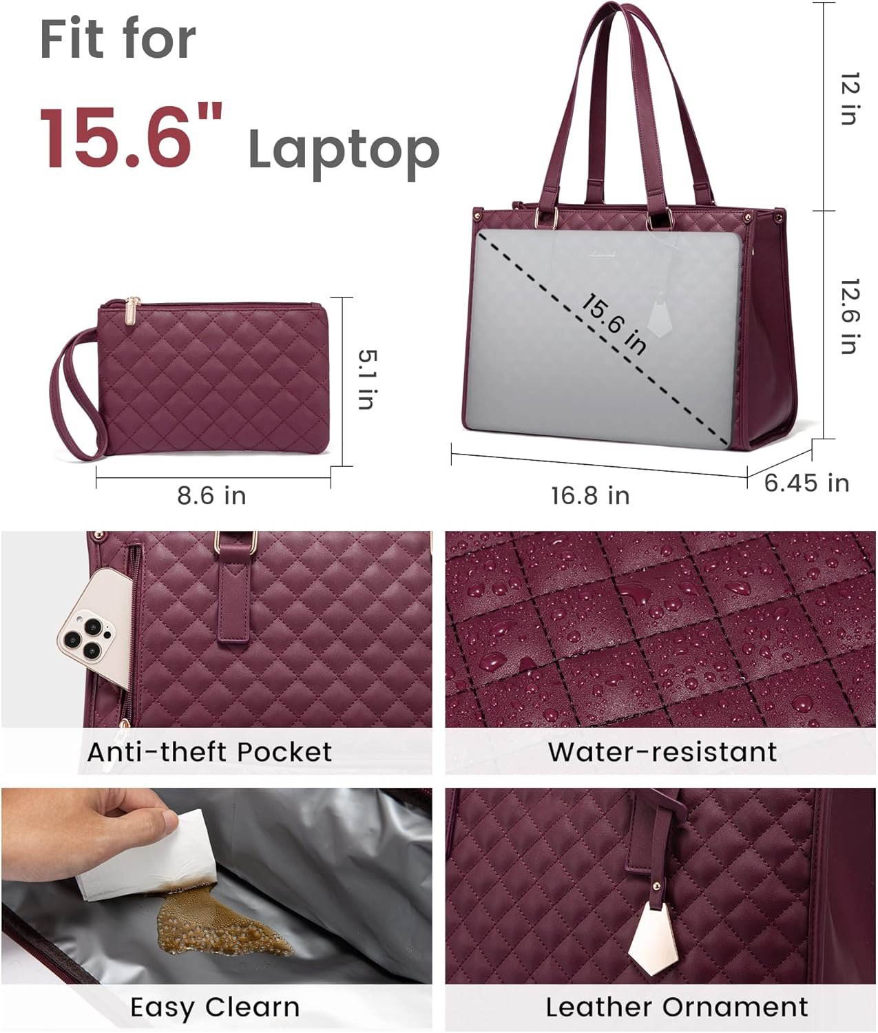 💼 The Ultimate 2-in-1 Tote Bag – Where Elegance Meets Functionality! 🍽️