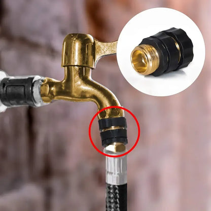 Garden water pipe quick connector