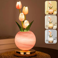 Pink Planter + Tulip