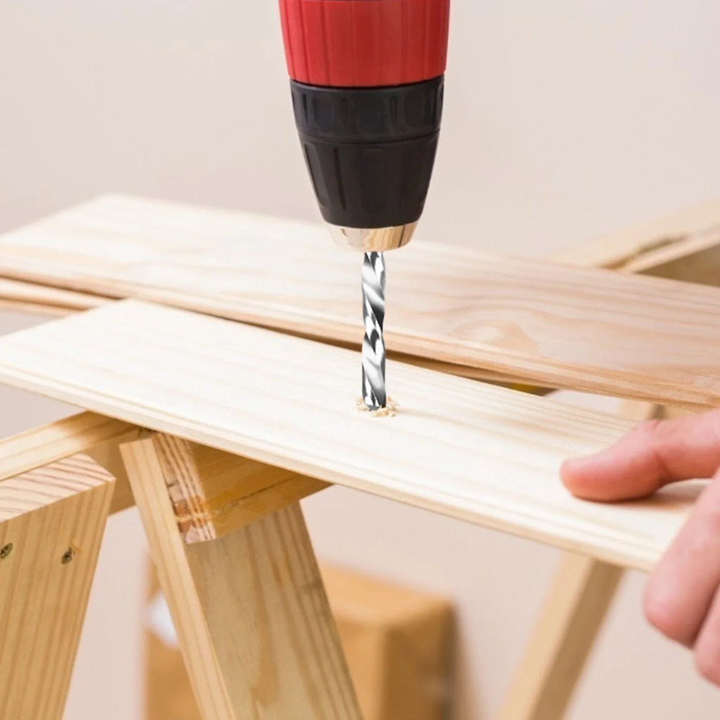 31Pcs Mini Micro Hand Drill Bits Set Small Manual Keyless Chuck Pin Vise Rotary