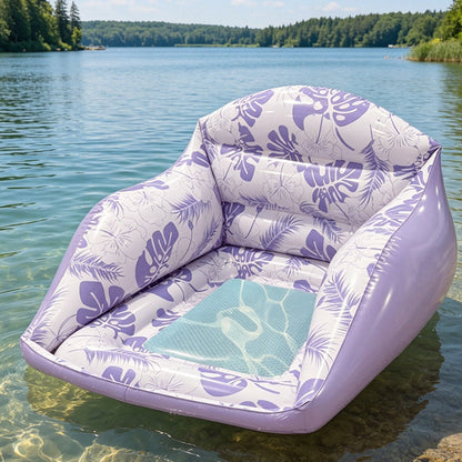 🏖️ LIMITED-TIME 49% OFF! ✨ U-Shaped Inflatable Pool Float – Ergonomic, Cooling Mesh Seat, Portable 🌴